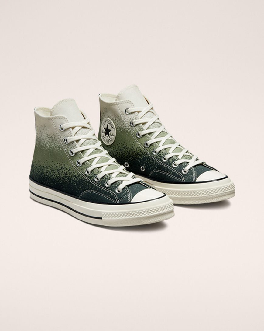 Men's Converse Chuck 70 Scatter Dye High Top Shoes Black | AU 1E803H
